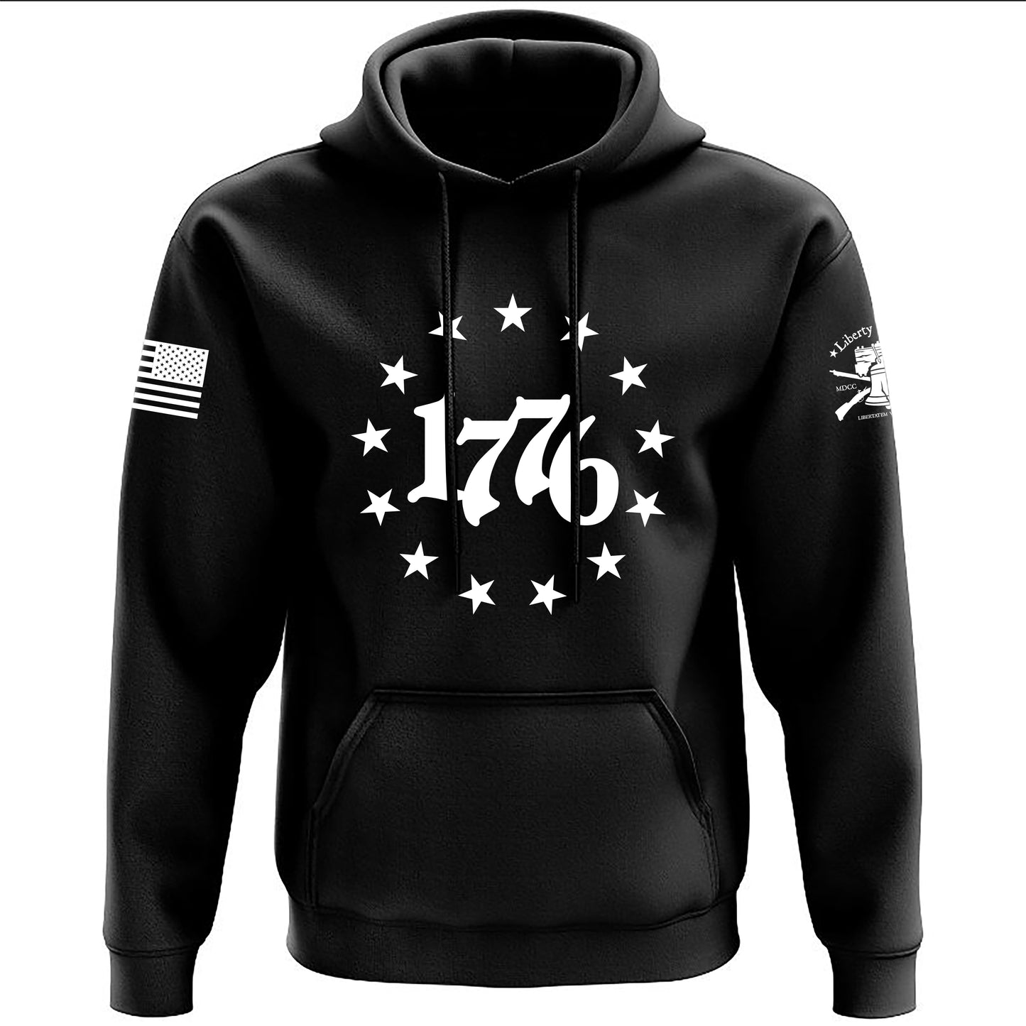 Betsy Ross 1776 Flag Hoodie