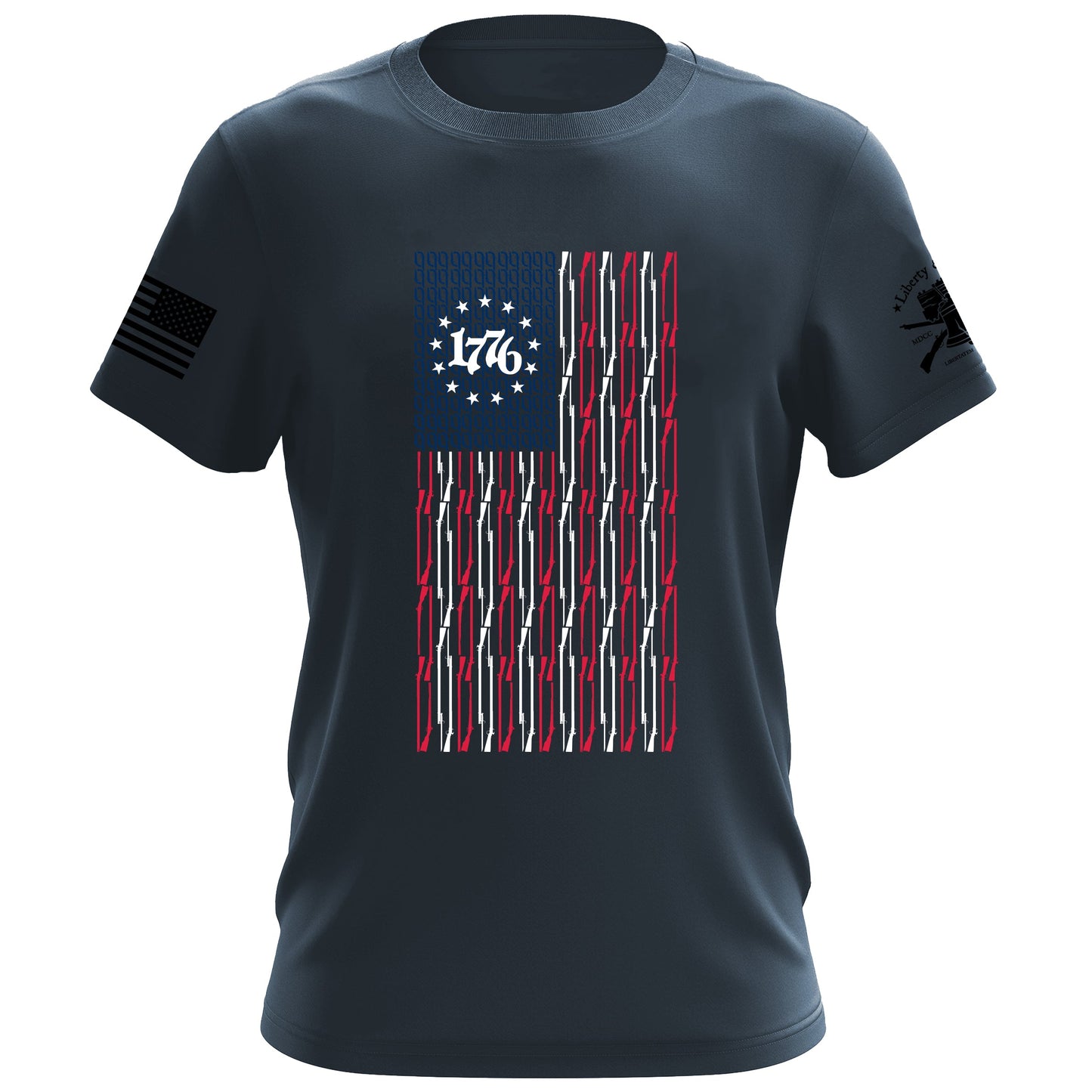 Betsy Ross Gun Flag T-Shirt